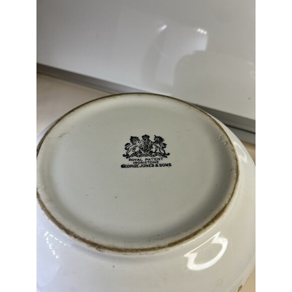 Antique George Jones & SonsIronstone Chamber Pot Victorian Floral Design 1880’s - Picture 7 of 8